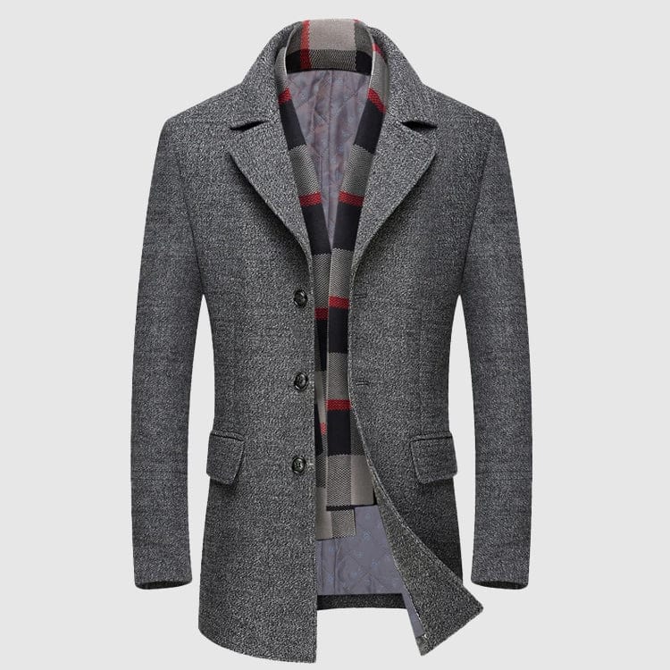 Clovis - Elegant and Refined Wool Coat