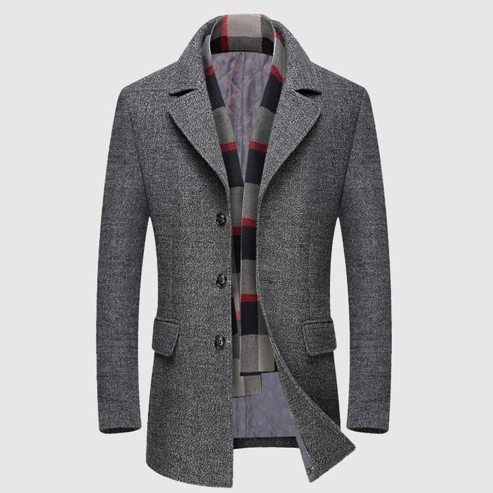 Clovis - Elegant and Refined Wool Coat