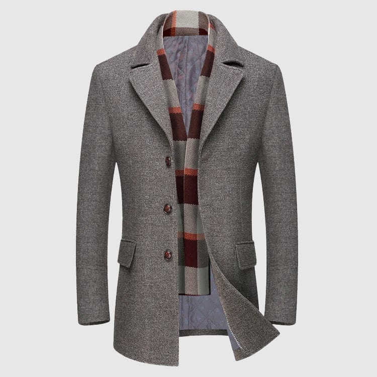 Clovis - Elegant and Refined Wool Coat