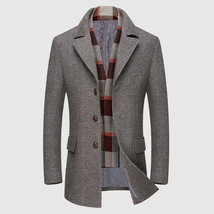 Clovis - Elegant and Refined Wool Coat