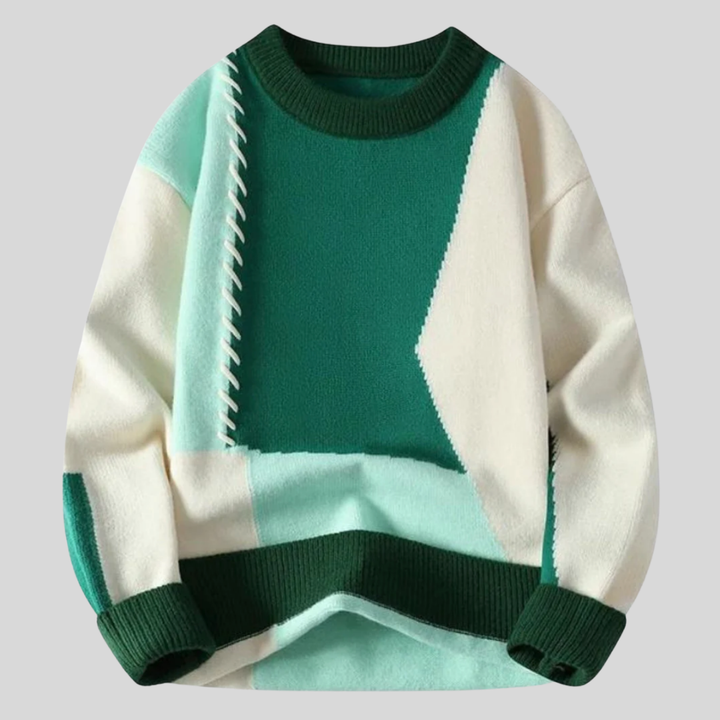 Alex | Patchwork Pullover