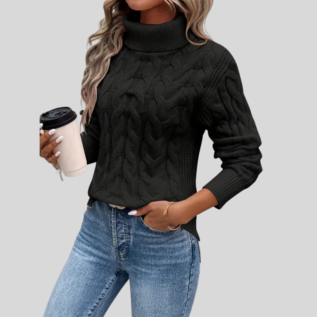 Cristina | Handcrafted Turtleneck Sweater