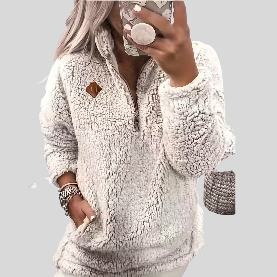 Humera™ | Elegant Zip-Up Sweater
