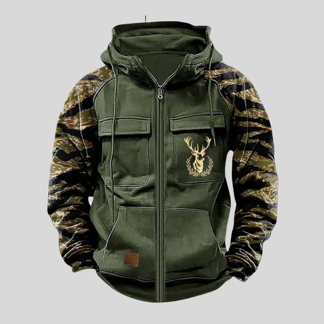 Jernard | Utility Zip-Up Hoodie