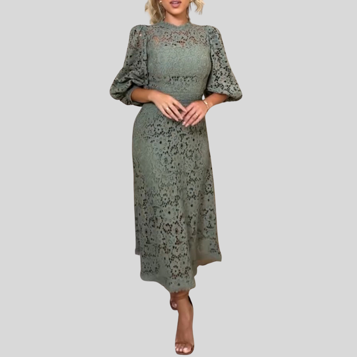 LunaBloom™ Lace Lantern Dress