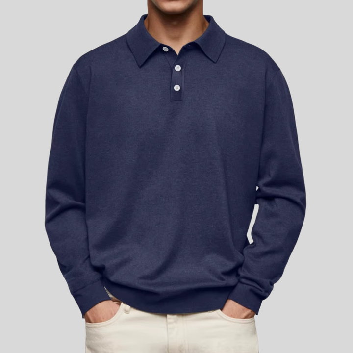 Aiden | Long Sleeve Polo