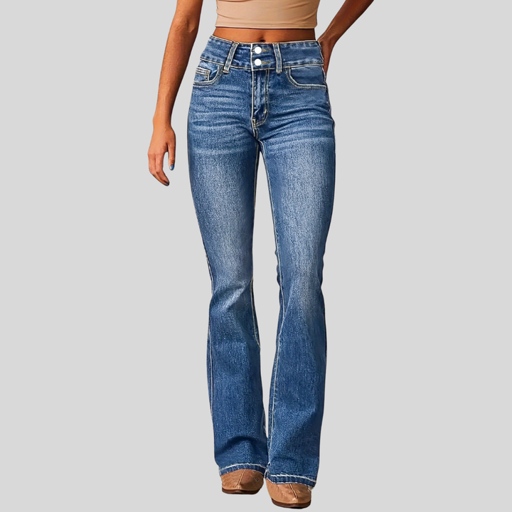 Dianne – Trendy High-Waisted Flared Jeans