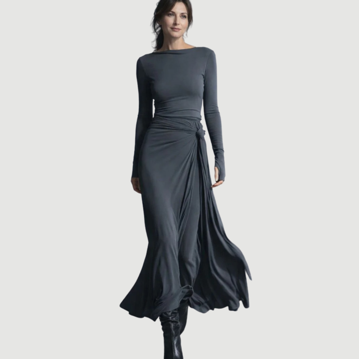 Joeena | Maxi Dress with Side Knot