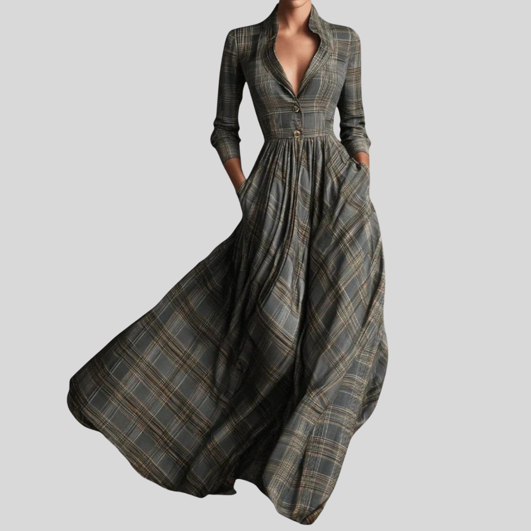 Laila | Chic Check Dress