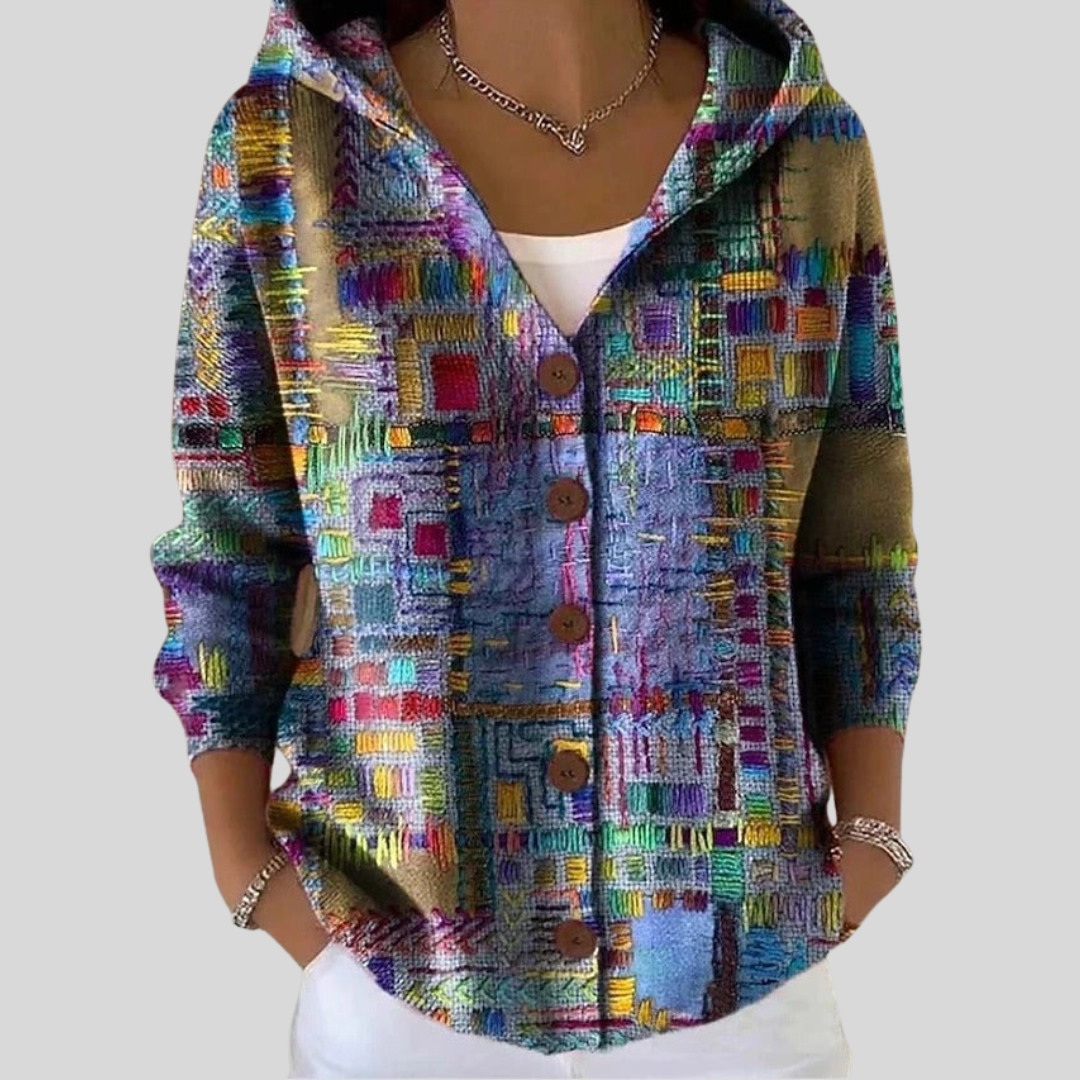 Cassidy | Artistic Warm Long Cardigan