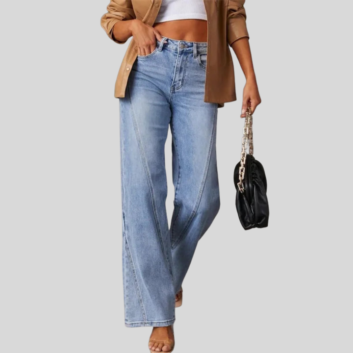 Olivia™ | High Waisted Wide Leg Jeans