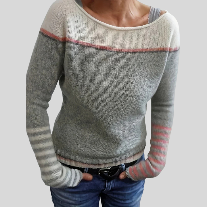 Talithia | Striped Knit Sweater