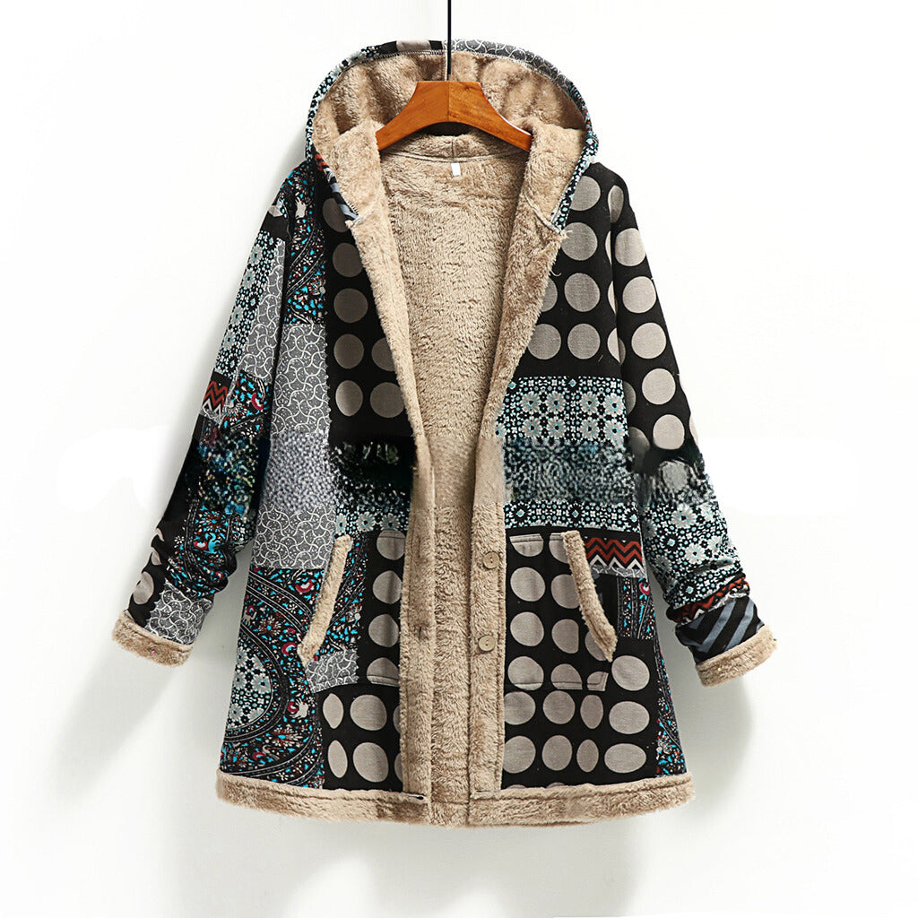 Giuliana | Fuzzy Patchwork Jacket