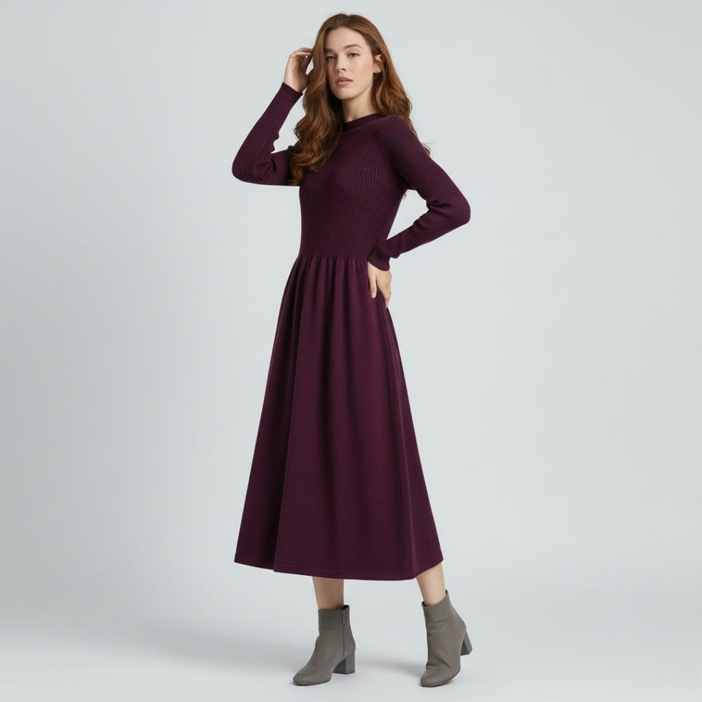Hollie | Knitted Sweater Dress