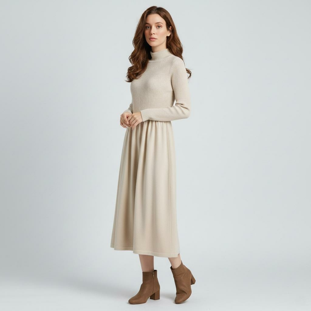 Hollie | Knitted Sweater Dress