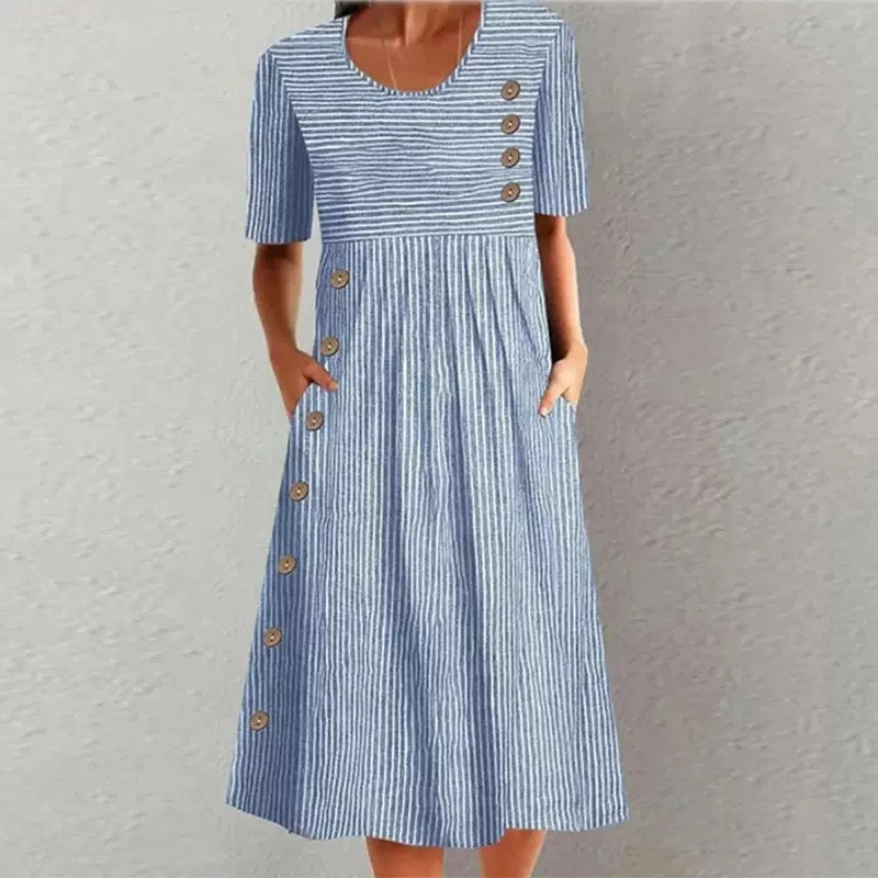 Elsa | Striped Summer Dress