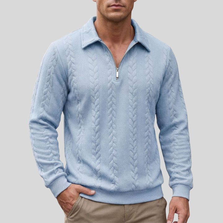 Orvel | Stylish Casual Zip-Neck Sweater