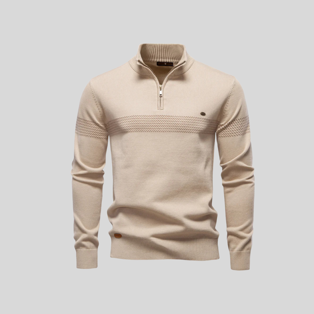 Raph | Classic Half-Zip Knit Pullover