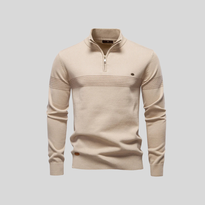 Raph | Classic Half-Zip Knit Pullover