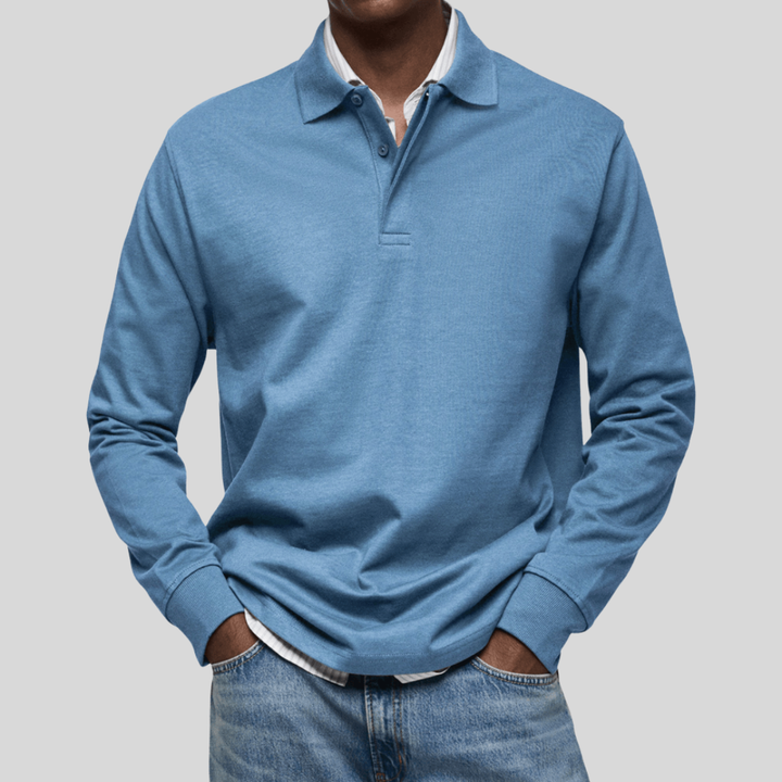 Ferran | Textured Knit Polo Shirt