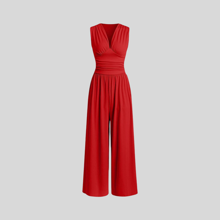 Charity | Chic Sleeveless Wide-Leg Jumpsuit