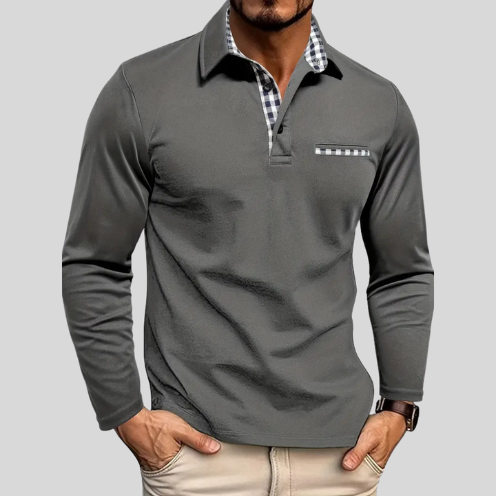 Vince | Long-Sleeve Polo Shirt