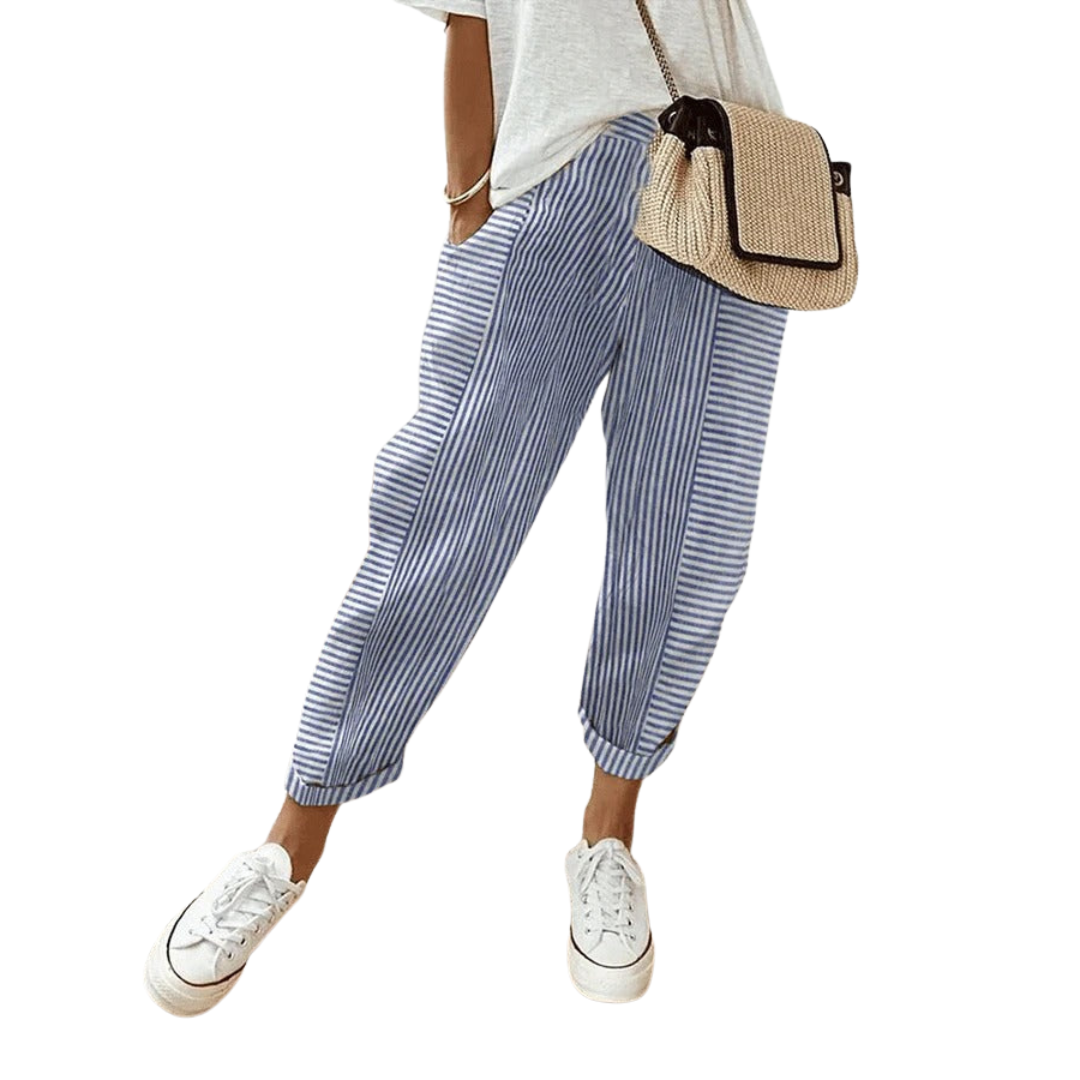 Gabriella | Elegant Striped Pants
