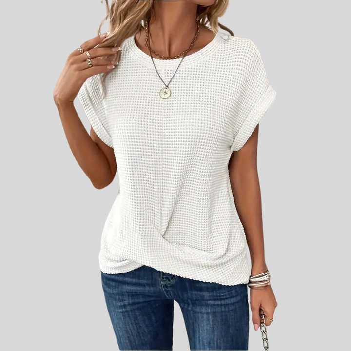 Tegan | Casual Textured Tee