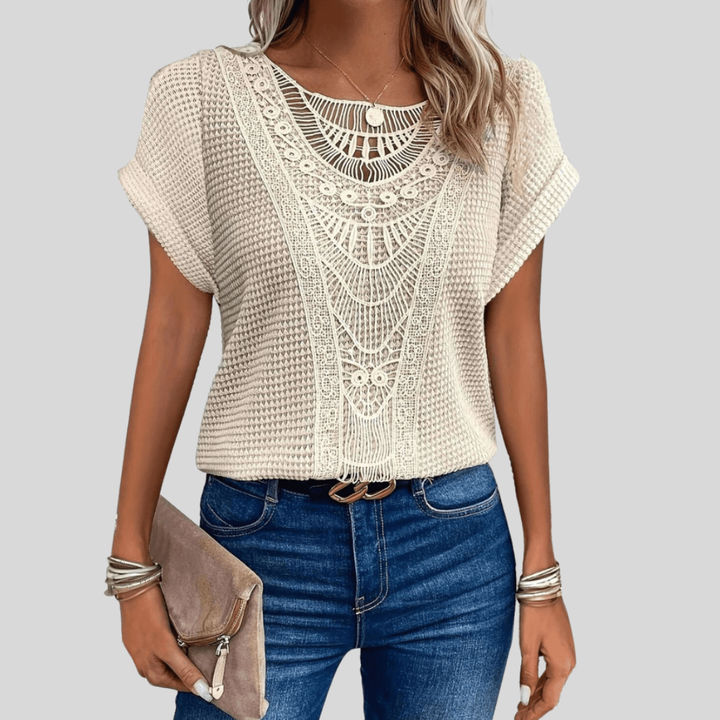 Sophie | Vintage Lace Detail Top