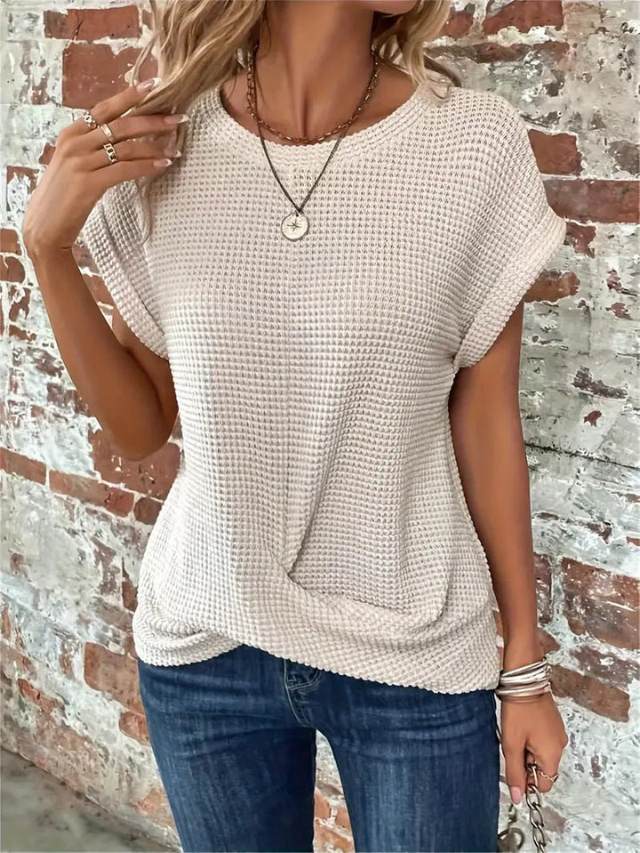 Tegan | Casual Textured Tee