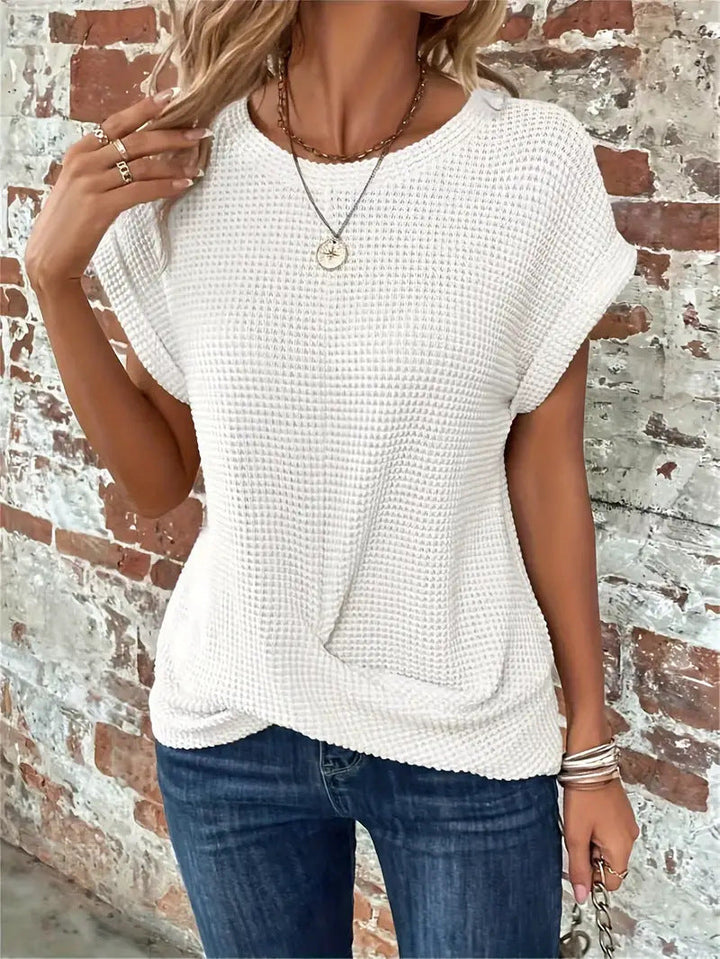 Tegan | Casual Textured Tee