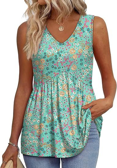 Elenor | Flowy Sleeveless Tank Top