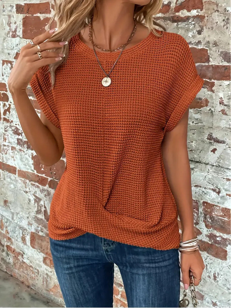 Tegan | Casual Textured Tee