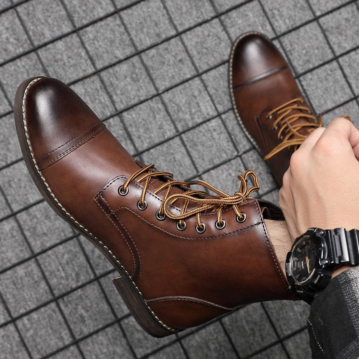 Claude | Genuine Leather Ankle Boots
