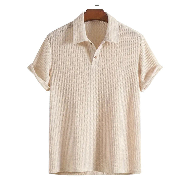 Gero – Structured Knit Polo Shirt