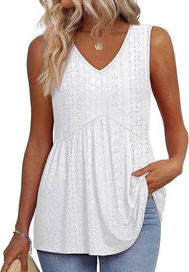 Elenor | Flowy Sleeveless Tank Top