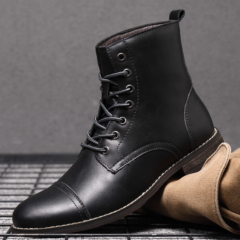 Claude | Genuine Leather Ankle Boots