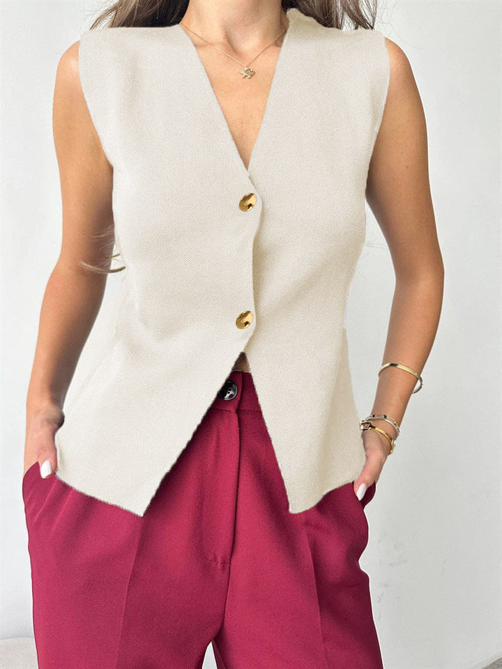 Grier | Sleeveless Peplum Top