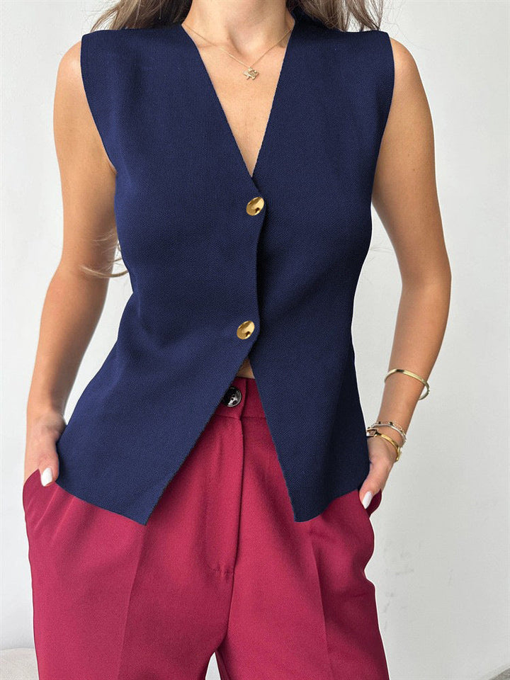 Grier | Sleeveless Peplum Top
