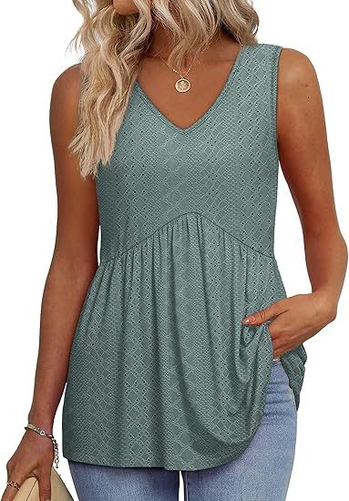 Elenor | Flowy Sleeveless Tank Top