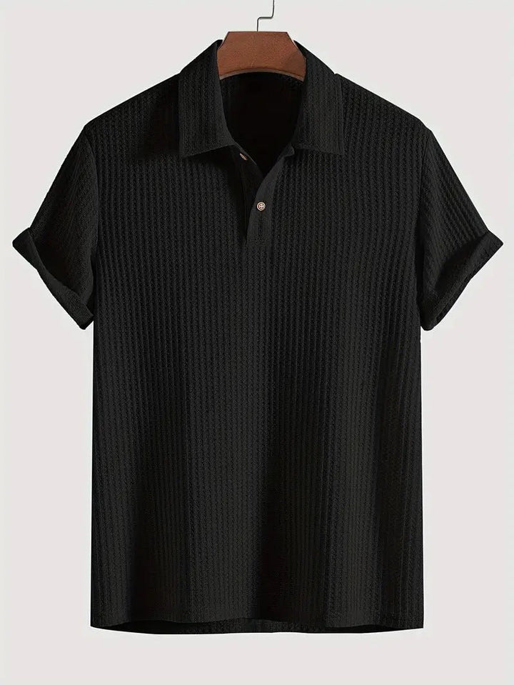 Gero – Structured Knit Polo Shirt