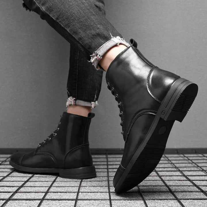 Claude | Genuine Leather Ankle Boots
