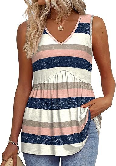 Elenor | Flowy Sleeveless Tank Top