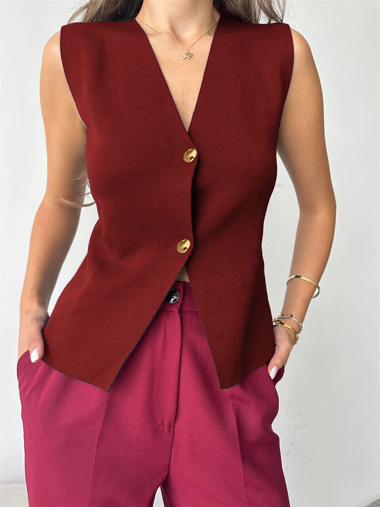 Grier | Sleeveless Peplum Top
