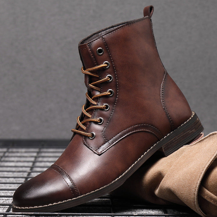 Claude | Genuine Leather Ankle Boots