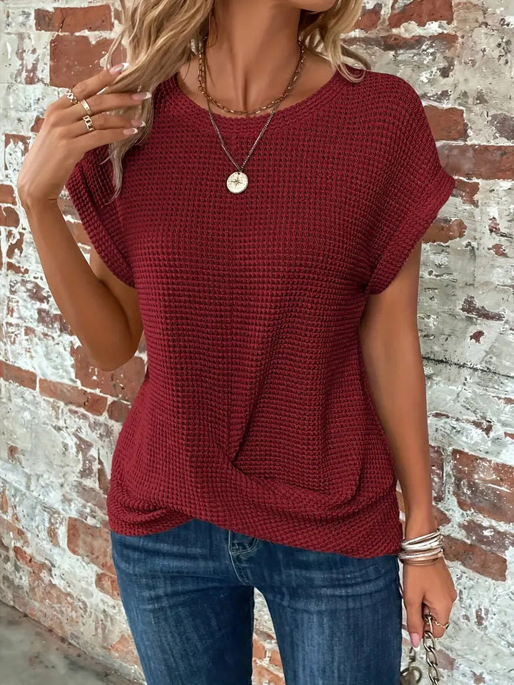 Tegan | Casual Textured Tee