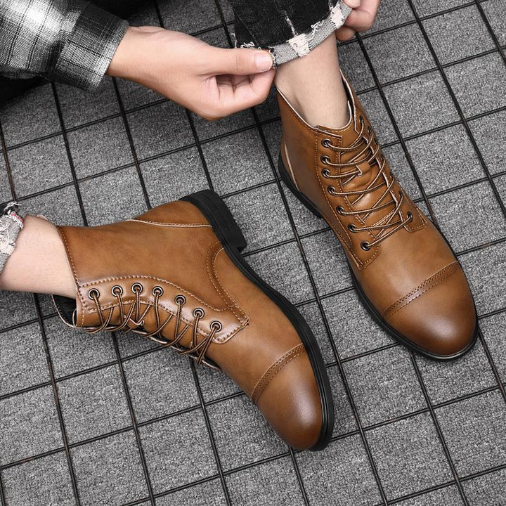 Claude | Genuine Leather Ankle Boots