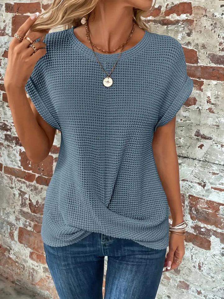 Tegan | Casual Textured Tee