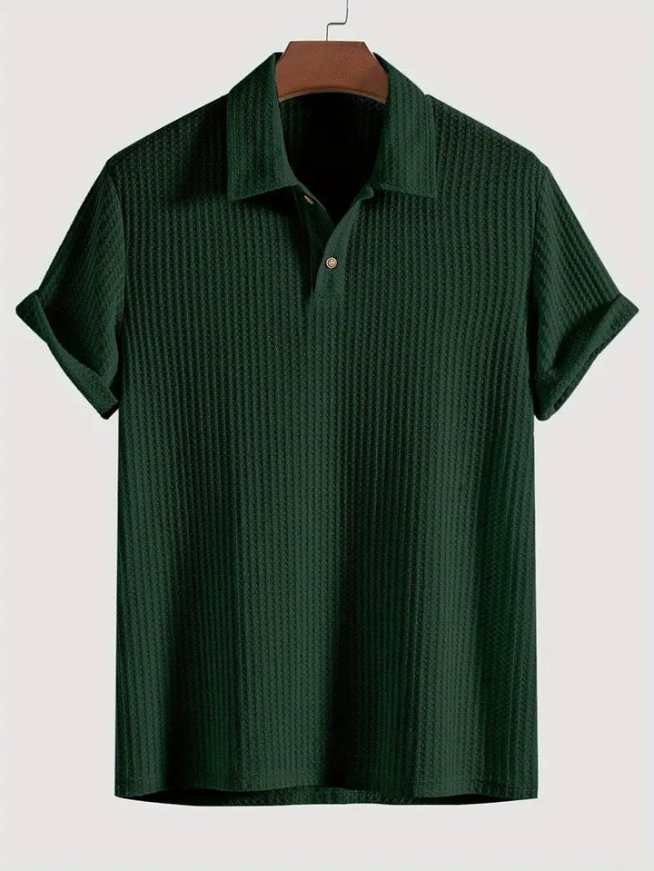 Gero – Structured Knit Polo Shirt