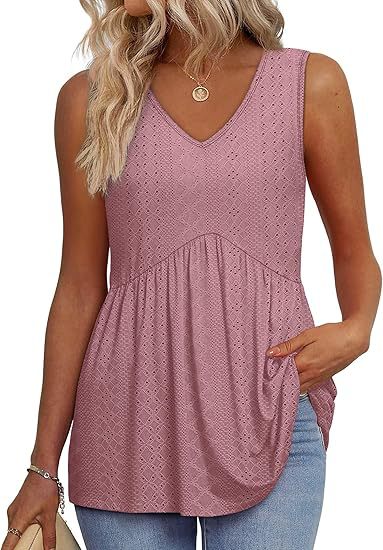 Elenor | Flowy Sleeveless Tank Top